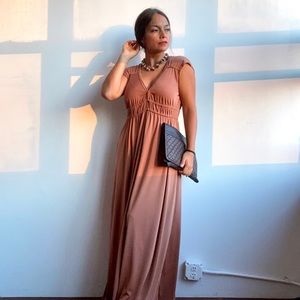 Sold- All Saints quilted leather clutch oxblood and black